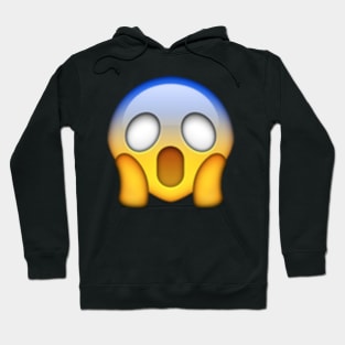 face screaming in fear Hoodie